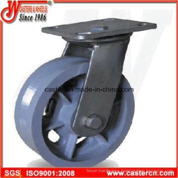 4 Inch to 8 Inch V-Groove Cast Iron Swivel Casters